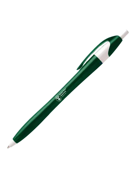 Novella Green/White Executive Pen w/NNS Logo