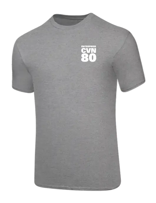 Core Blend Medium Grey Heather T-Shirt w/CVN 80 Logo