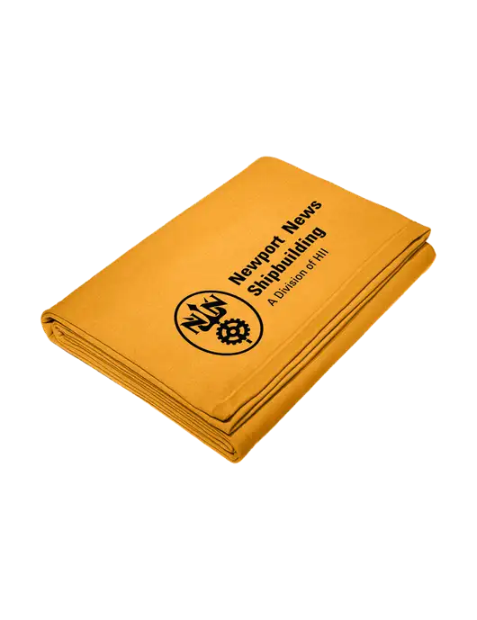 Core Gold Fleece Sweatshirt Blanket w/NNS Logo