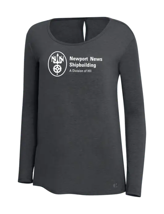 OGIO Diesel Grey Womens Luuma Long Sleeve Tunic w/NNS Logo