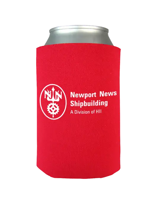 Red Neoprene Coolie w/NNS Logo