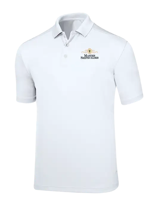 Callaway Core Bright White Performance Polo w/Master Shipbuilder Logo